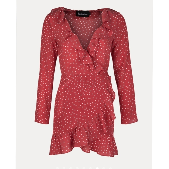 Réalisation The Alexandra Star Wrap Mini Dress - Picture 1 of 9